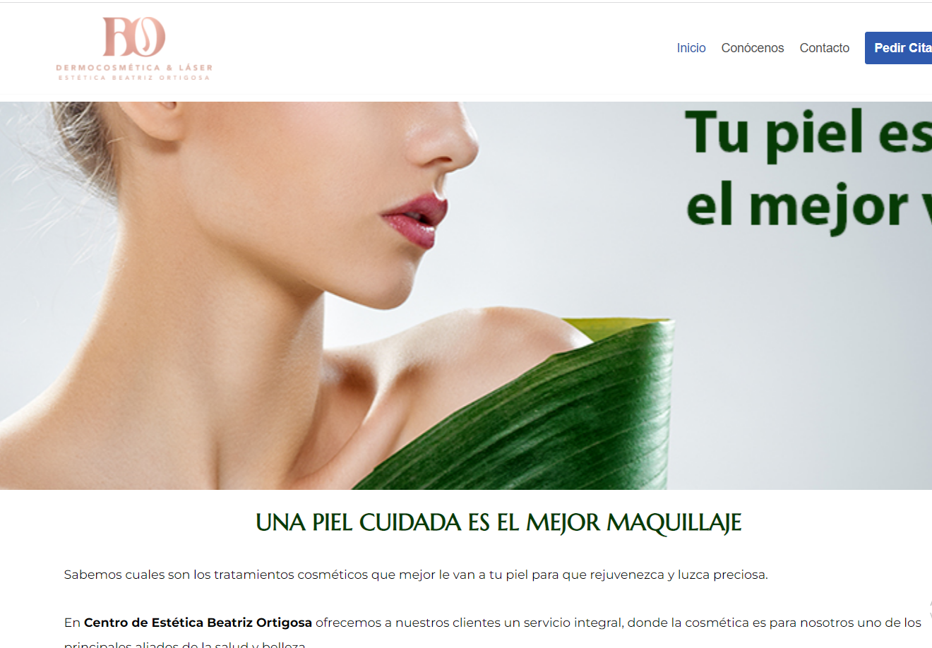Web de reserva de cita de beatriz